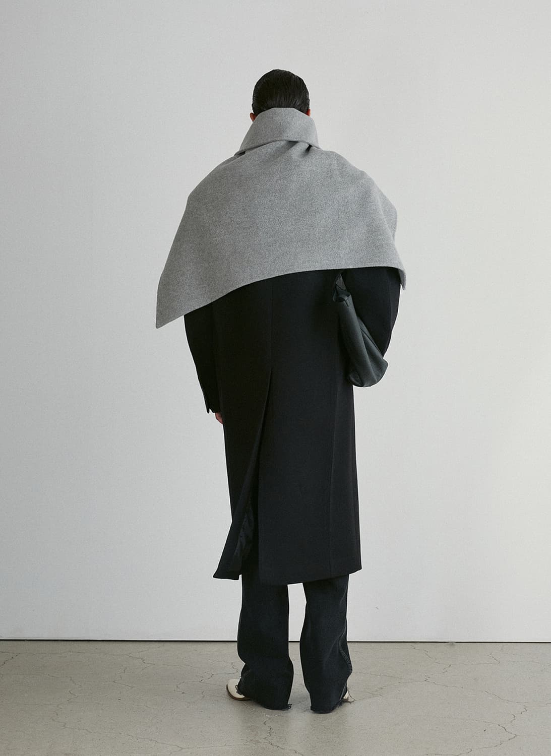 [XL] 렉토 24FW 타스마니아 싱글 코트 블랙 상품이미지2