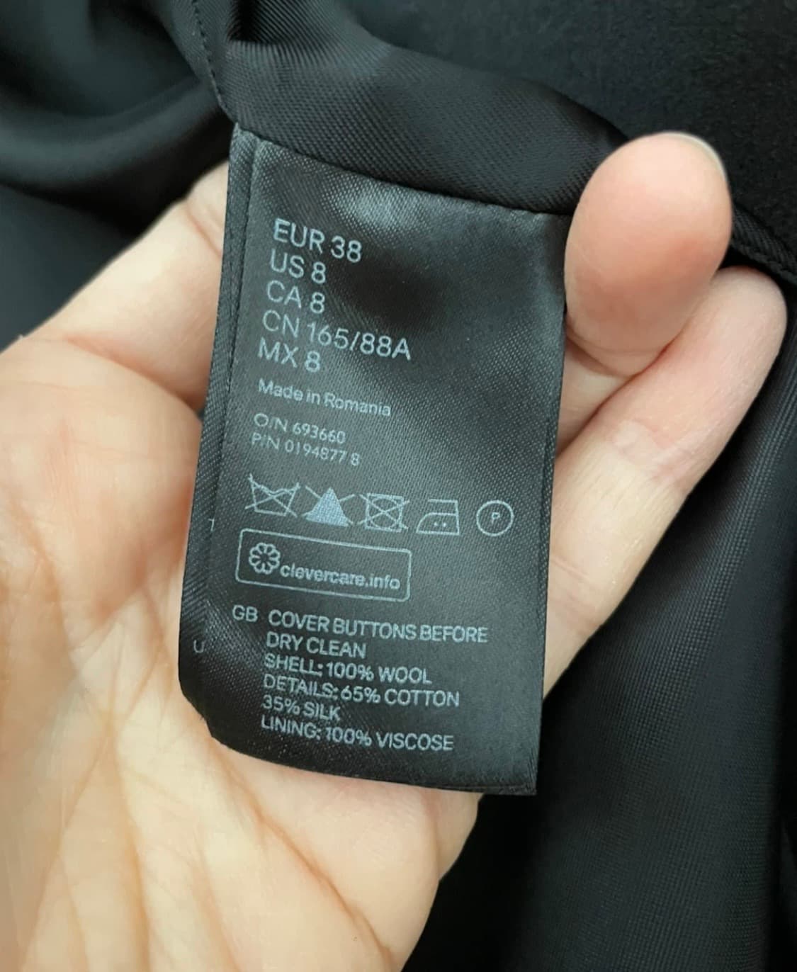 Isabel Marant & HM 블랙 블레이저 상품이미지3