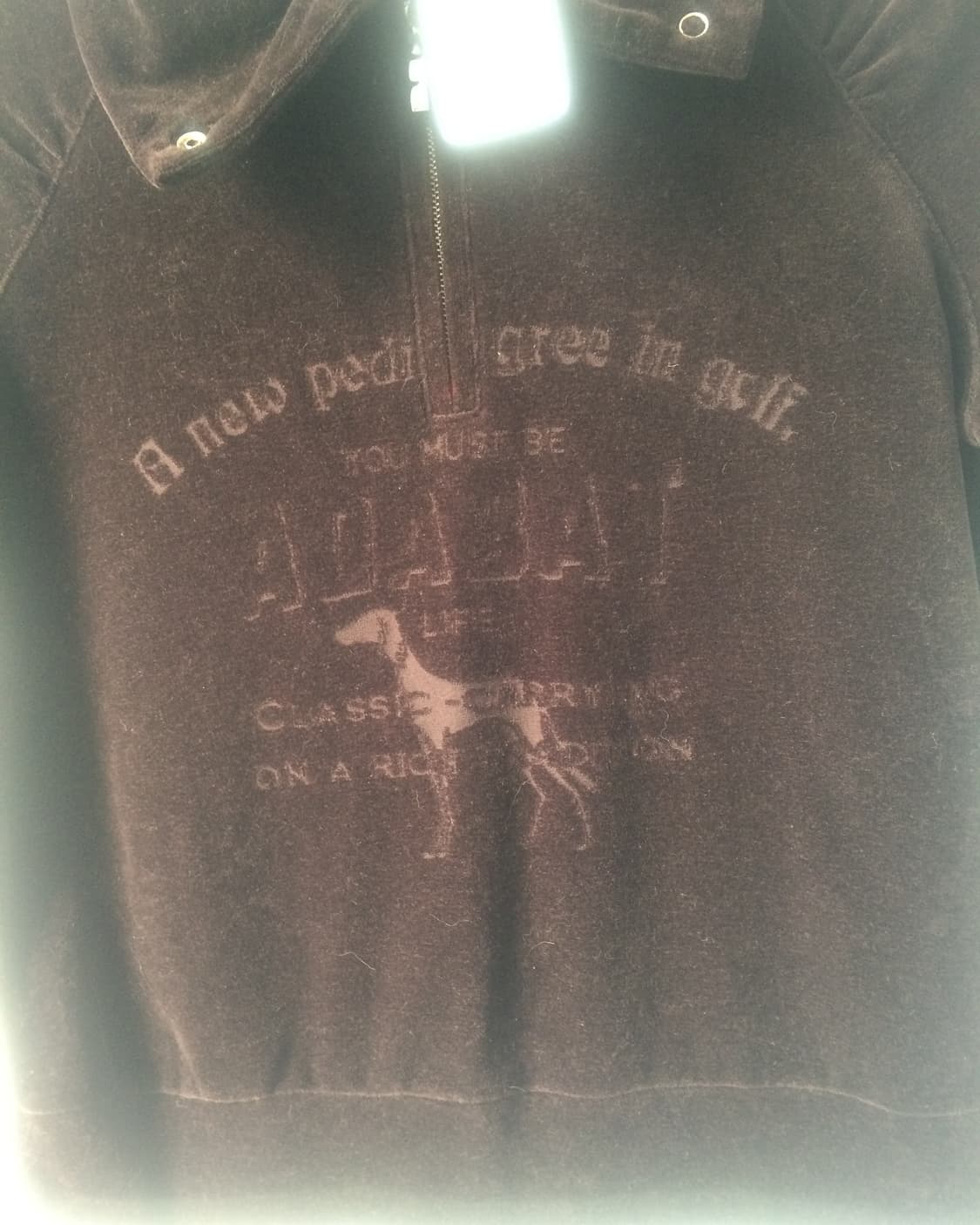 Velvet high neck top 상품이미지5