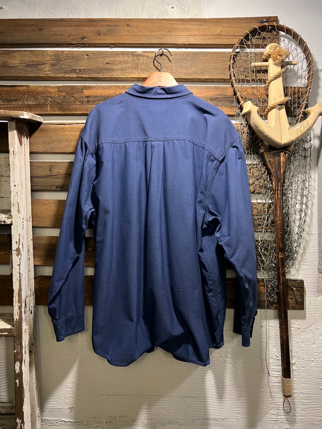 [2XL]칼하트 USA 2포켓 네이비블루 워크 셔츠 상품이미지7