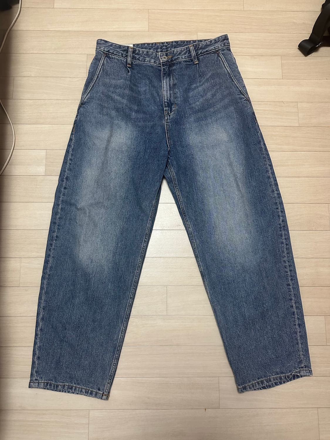 아트이프액츠 원턱 데님 팬츠 상품이미지2