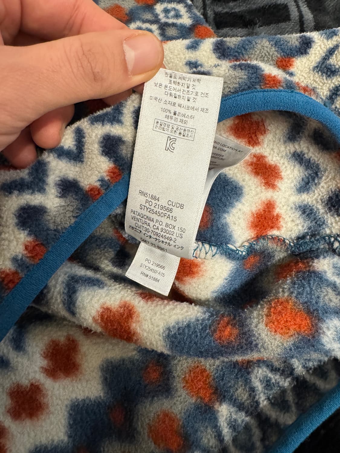 파타고니아 신칠라 스냅 티 풀 오버 클리프 언더워터 블루 상품이미지8