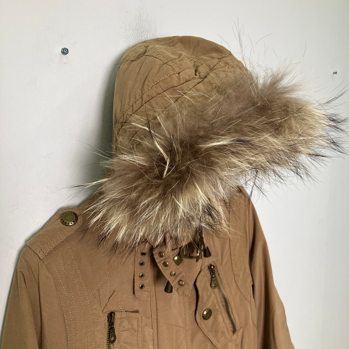 OZOC 베이지 롱야상 점퍼 38 상품이미지4