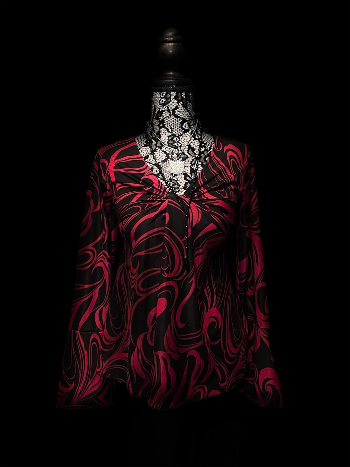 jpn 마블 아게조 갸루 블라우스 상품이미지1