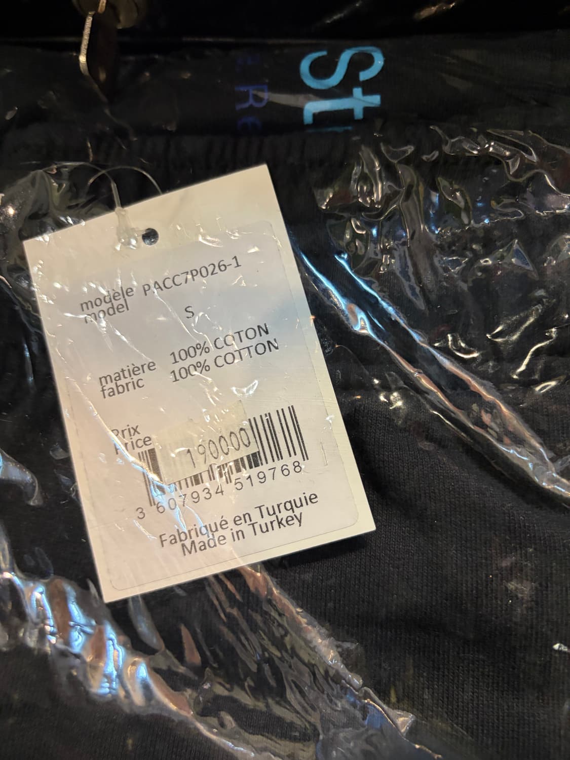 RASSBET 라스벳 조거팬츠 블랙 S 상품이미지5