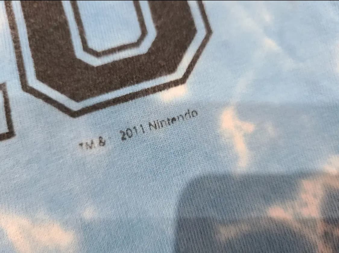 2011 닌텐도 슈퍼마리오 타이다이 반팔티셔츠 상품이미지4