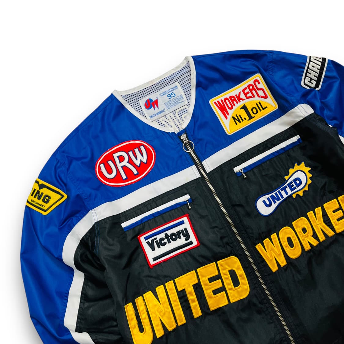 UNITED WORKERS Multi-Patch Racing Jacket 상품이미지4