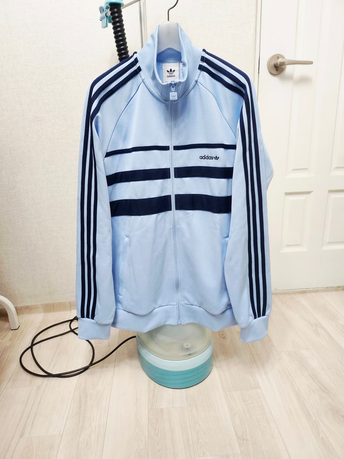 (100~105)L ☆초대장급☆ 아디다스 베켄바우어[하늘네이비]트랙탑져지 상품이미지1