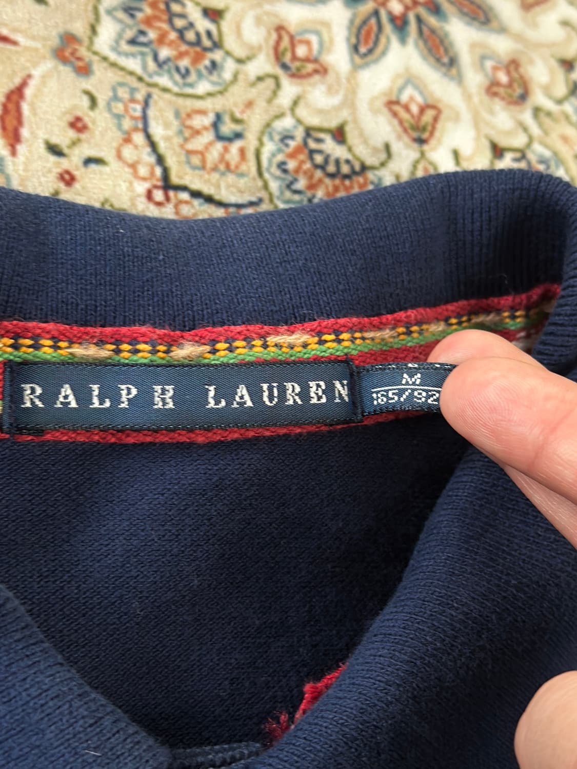 랄프로렌 네이비 드래곤 빅로고 카라티  상품이미지6