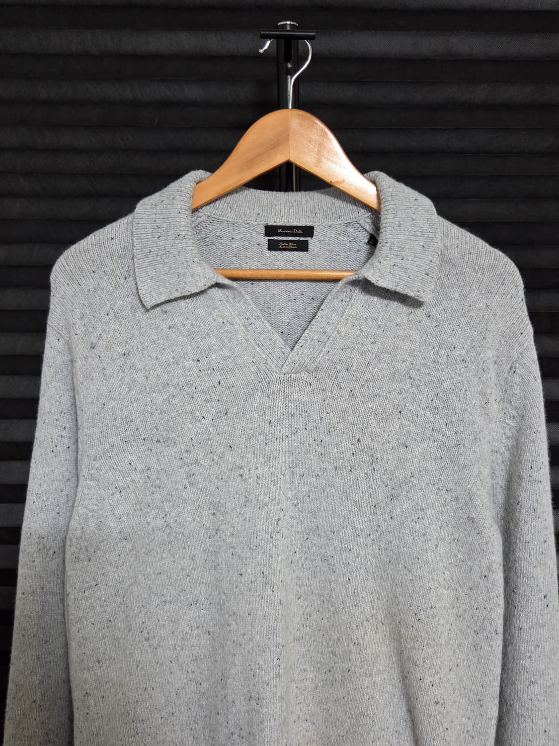 [마시모두띠] 이탈리안 얀 네프 카라 니트 상품이미지2