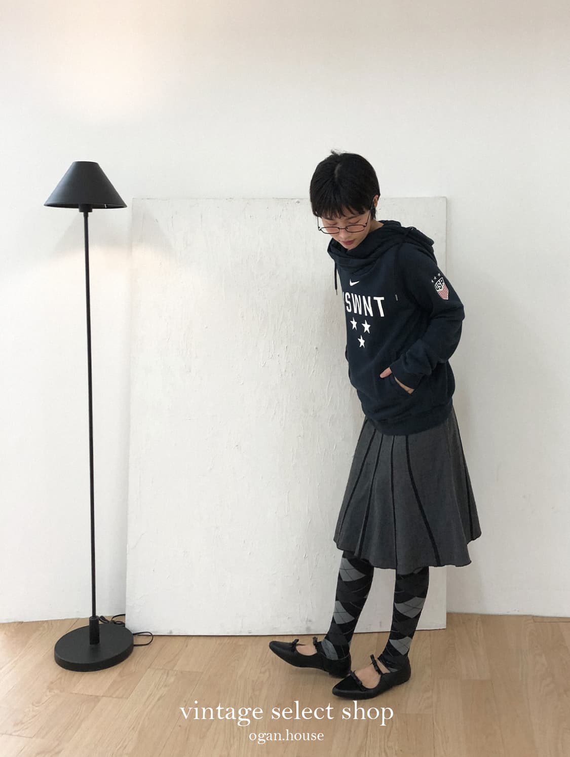 vintage football hoodie[Nike] 상품이미지3