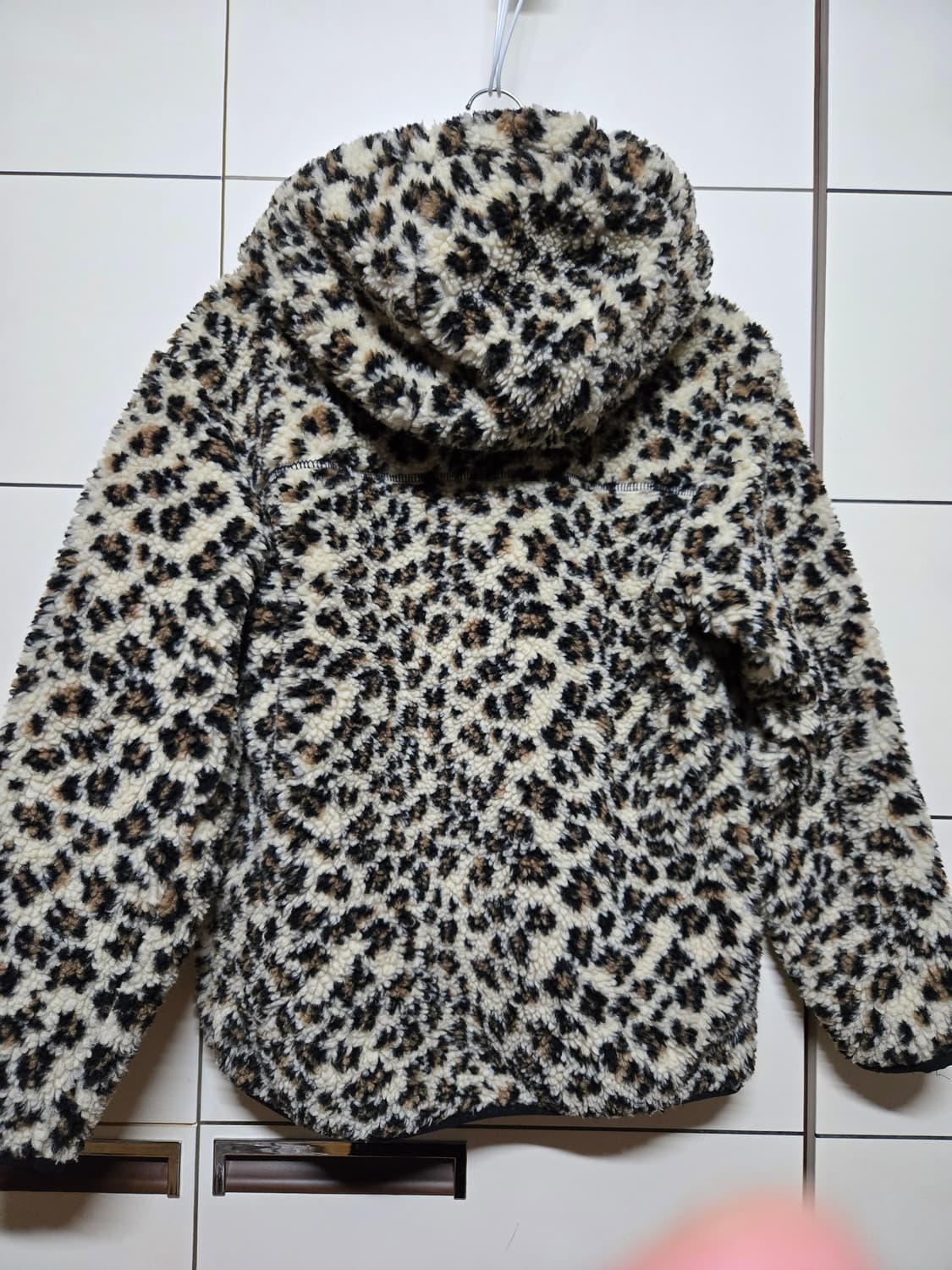 네파 레오파드 호피 보아 후드집업 상품이미지5