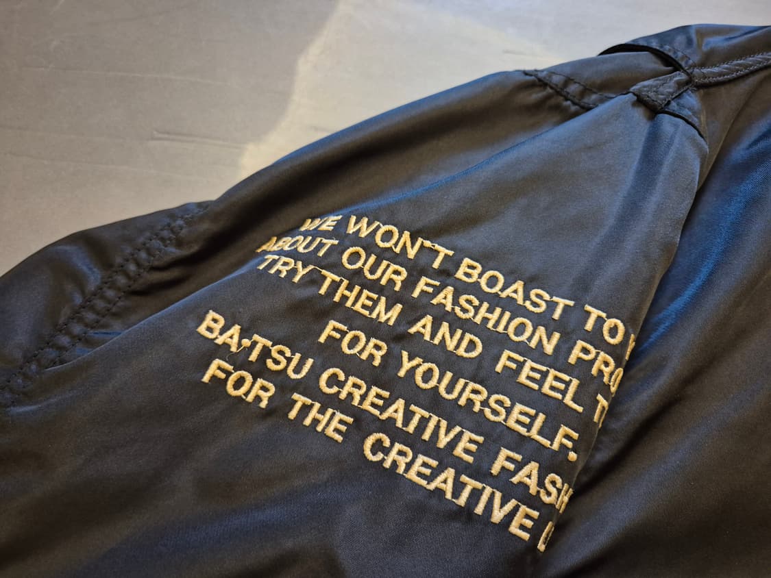 90s MEN'S BAT-SU 리버시블 플라이트 자켓 상품이미지6