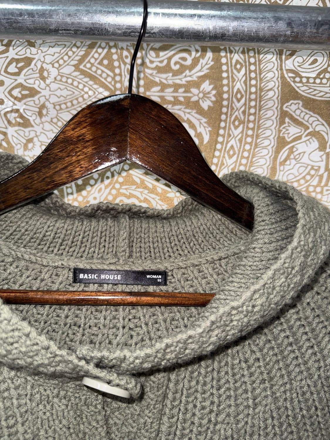 베이직하우스 여성 케이블 니트 판쵸  상품이미지6