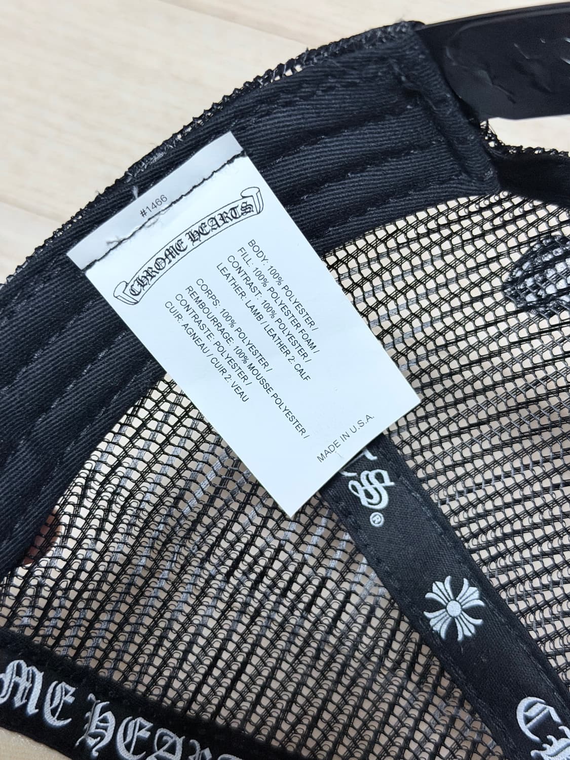 크롬하츠 세메터리 크로스 트러커햇 상품이미지4