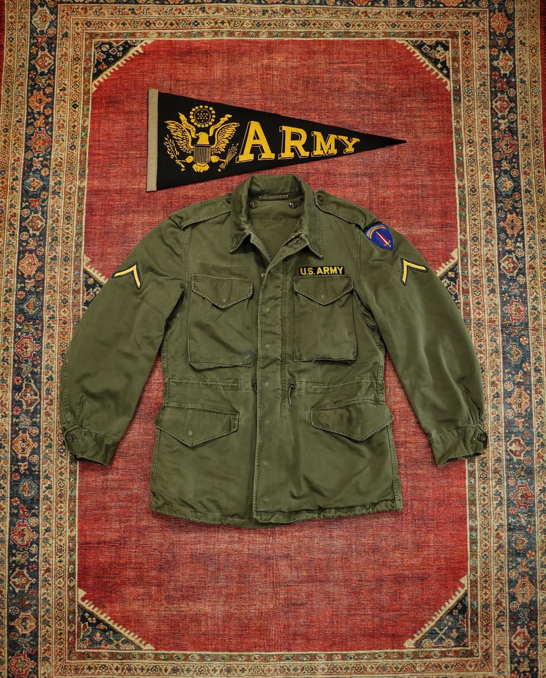 50s 빈티지 m51필드자켓 판매 상품이미지1