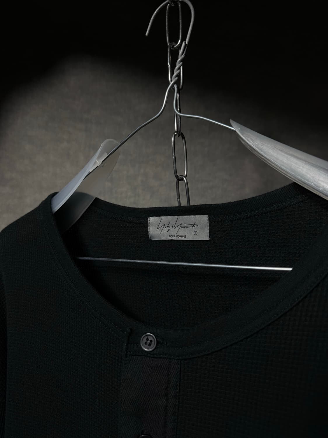 Yohji Yamamoto Pour Homme Henley Neck 상품이미지4