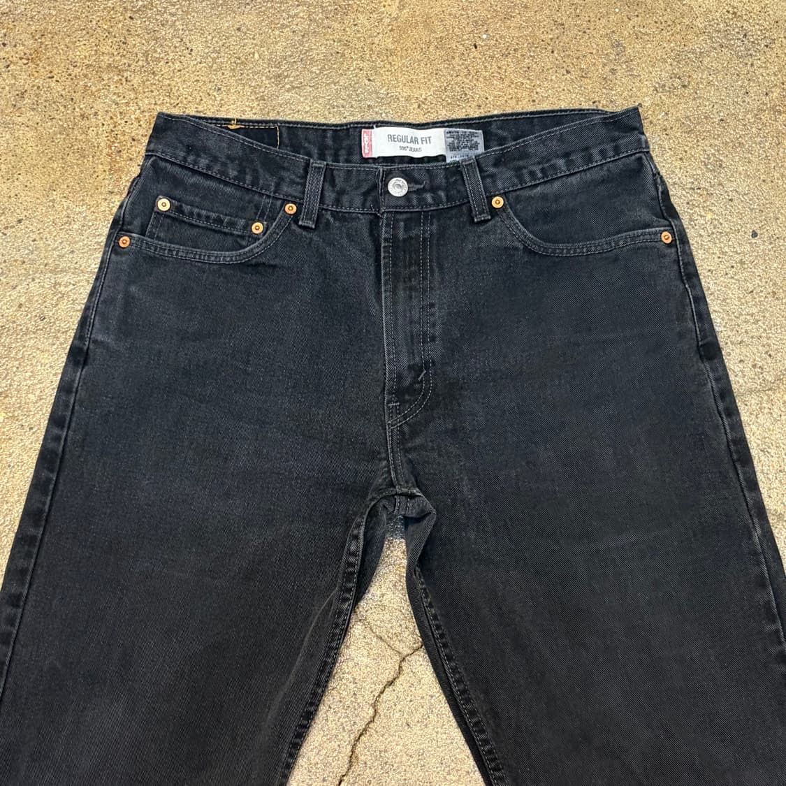 Made in Canada 미국 빈티지 리바이스 505 블랙진 청바지 상품이미지2