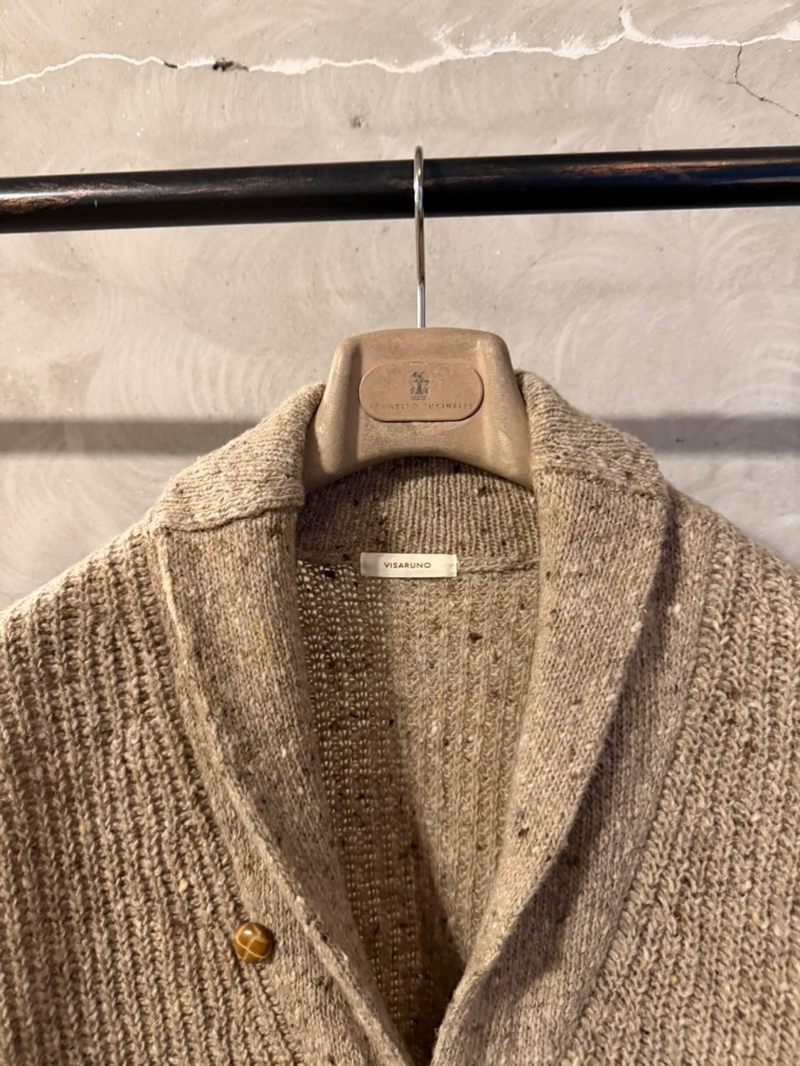 VISARUNO 숄칼라 가디건 100 상품이미지3