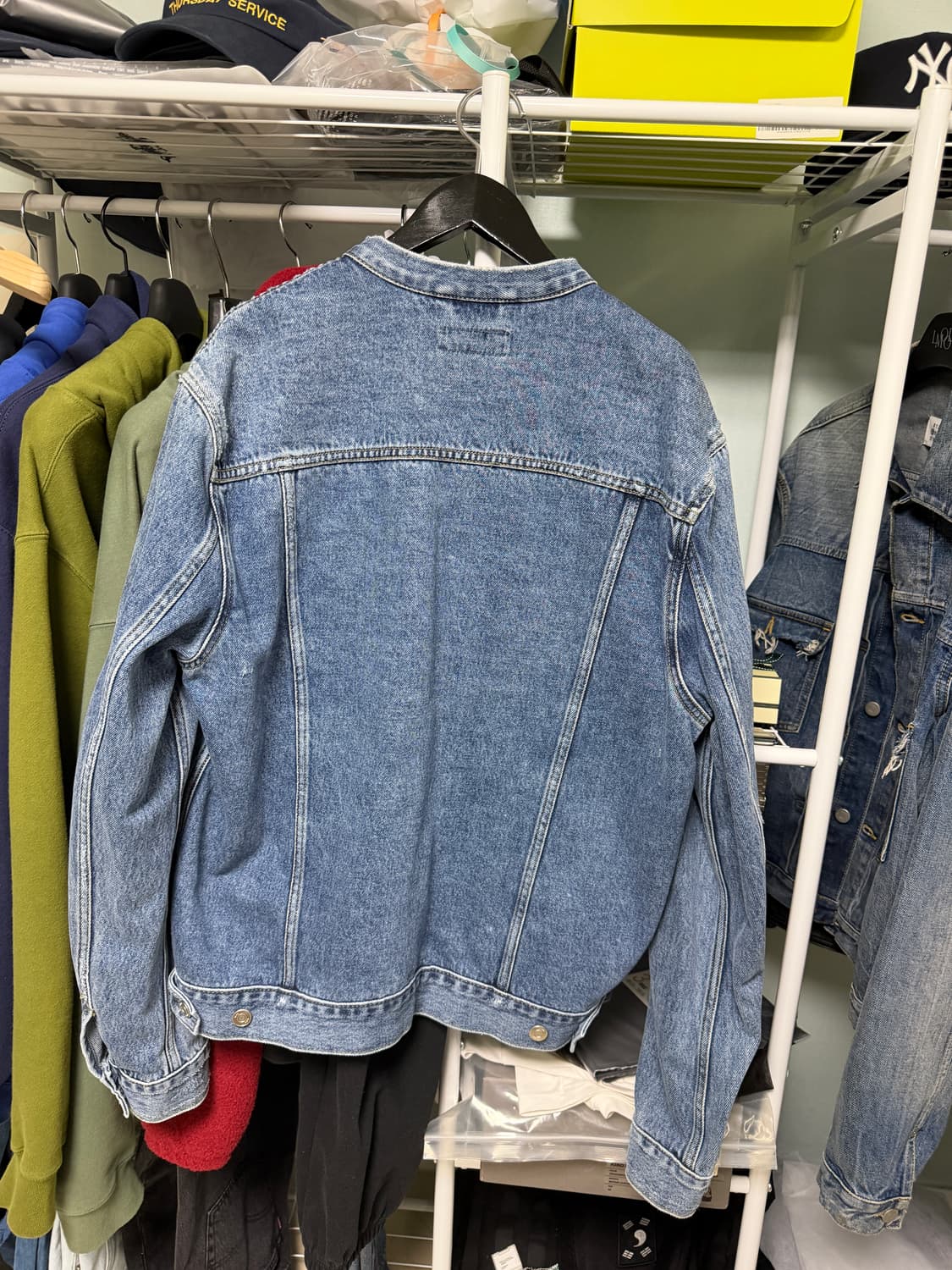 차이나카라 데님자켓(L) 상품이미지4