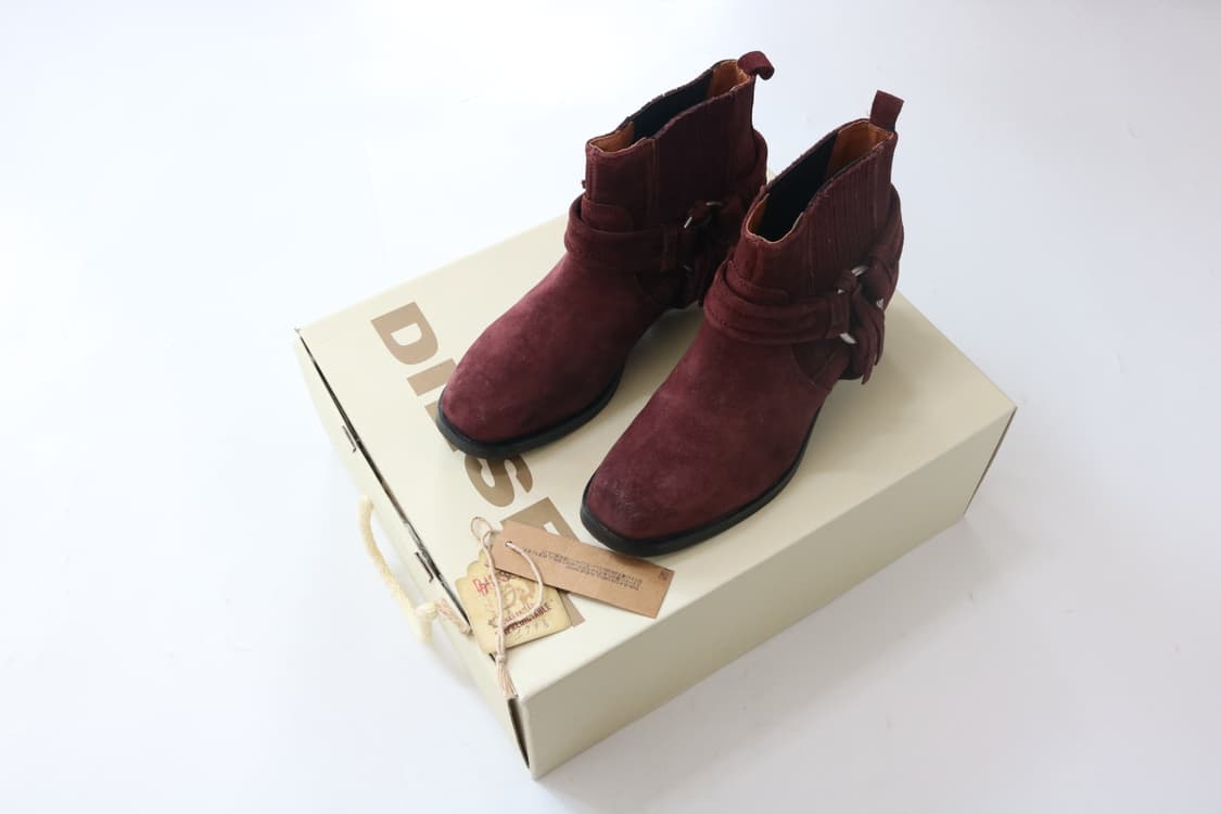 디젤 하네스 디테일 스웨이드 앵클 부츠 상품이미지8