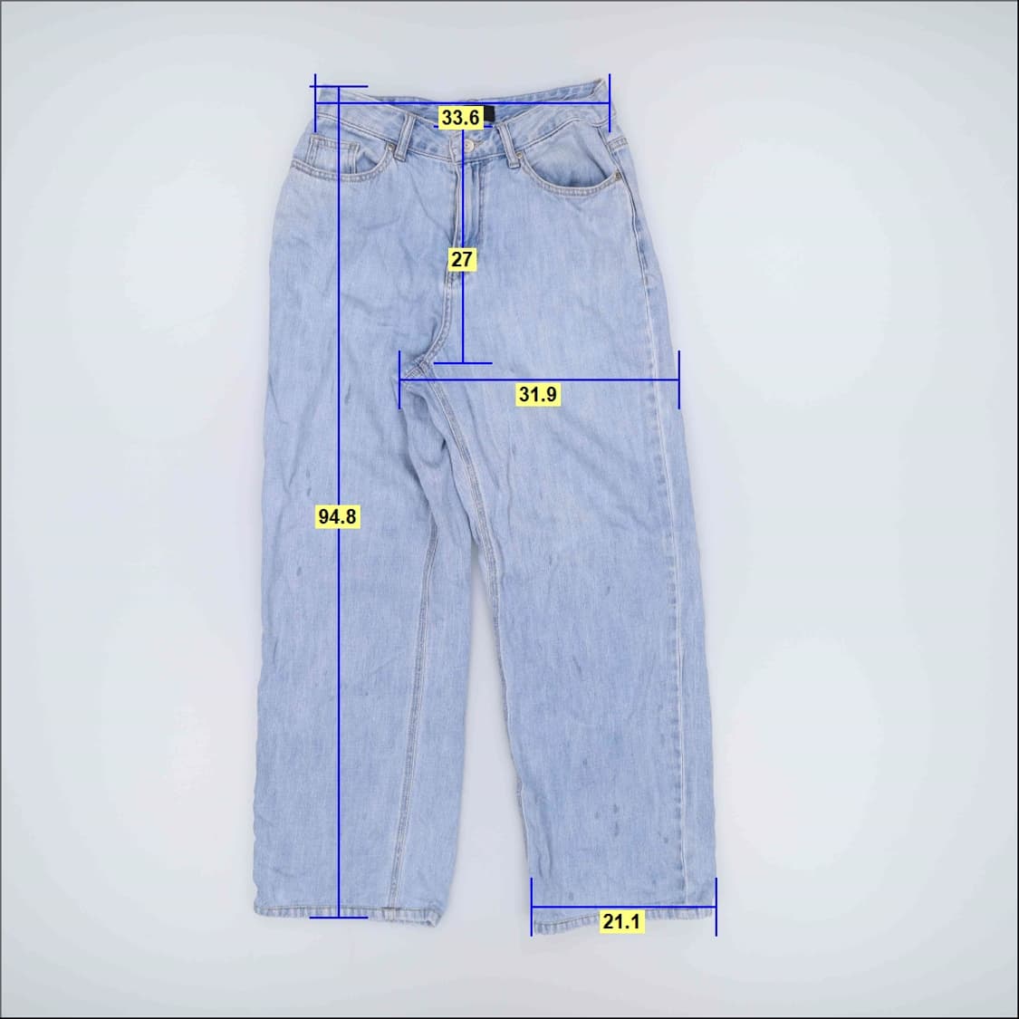 [27] 신형 무신사스탠다드 여성 와이드데님팬츠 1222H1 상품이미지6