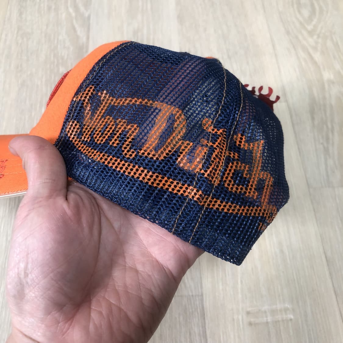 (OS) 00's 새상품 본더치 Von Dutch 오렌지 트러커 메쉬캡 상품이미지8