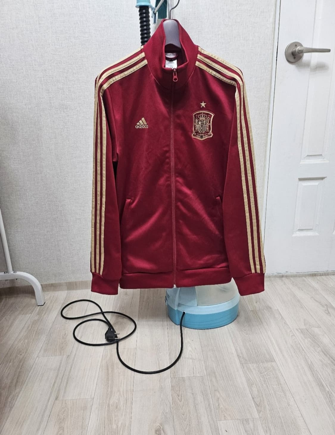 (100)L ☆우주매물☆ 아디다스 스페인 [버건디 골드금장] 트랙탑져지 상품이미지1