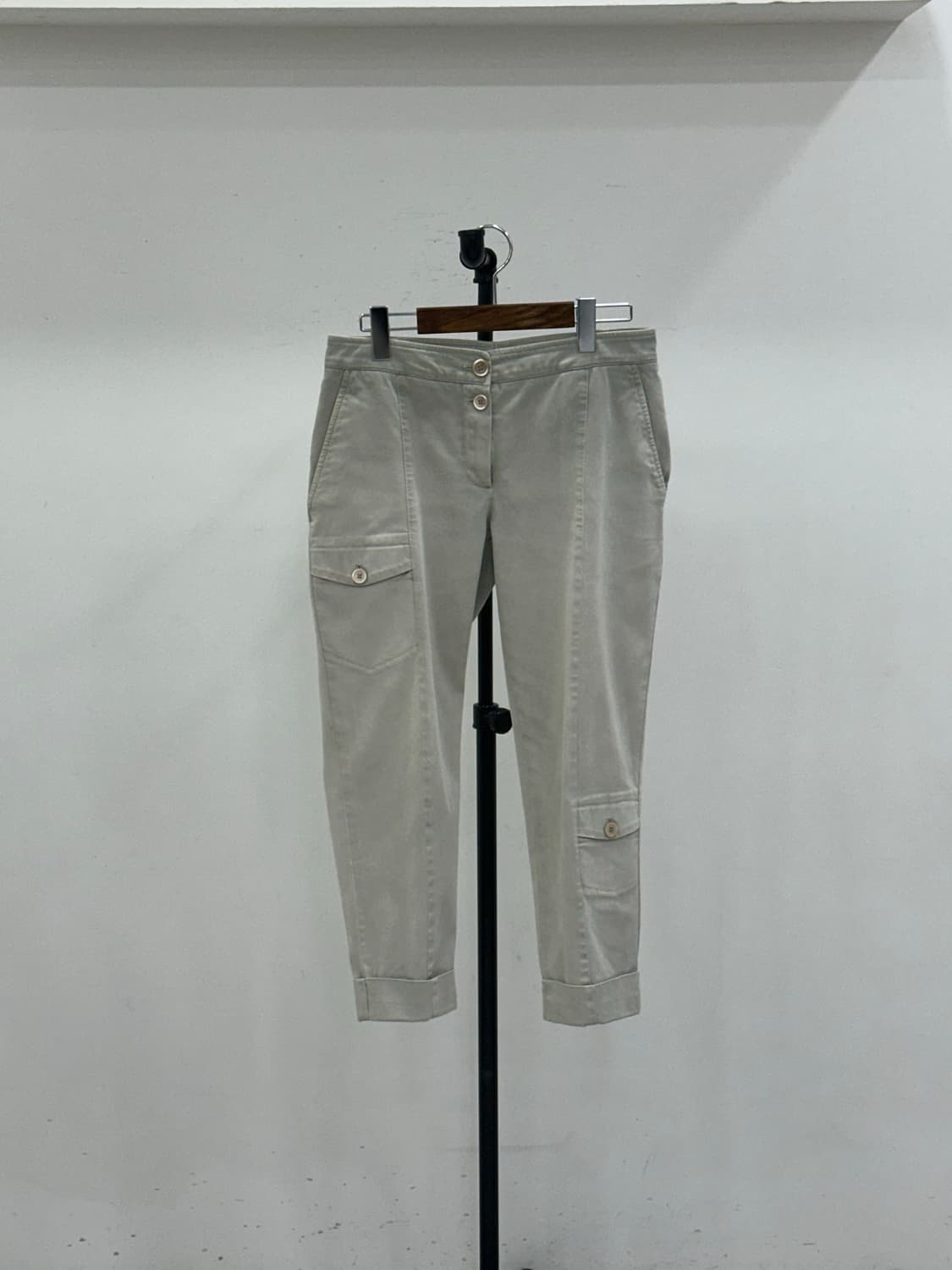 브루넬린 쿠치넬리 여성 카코 면 팬츠 상품이미지1