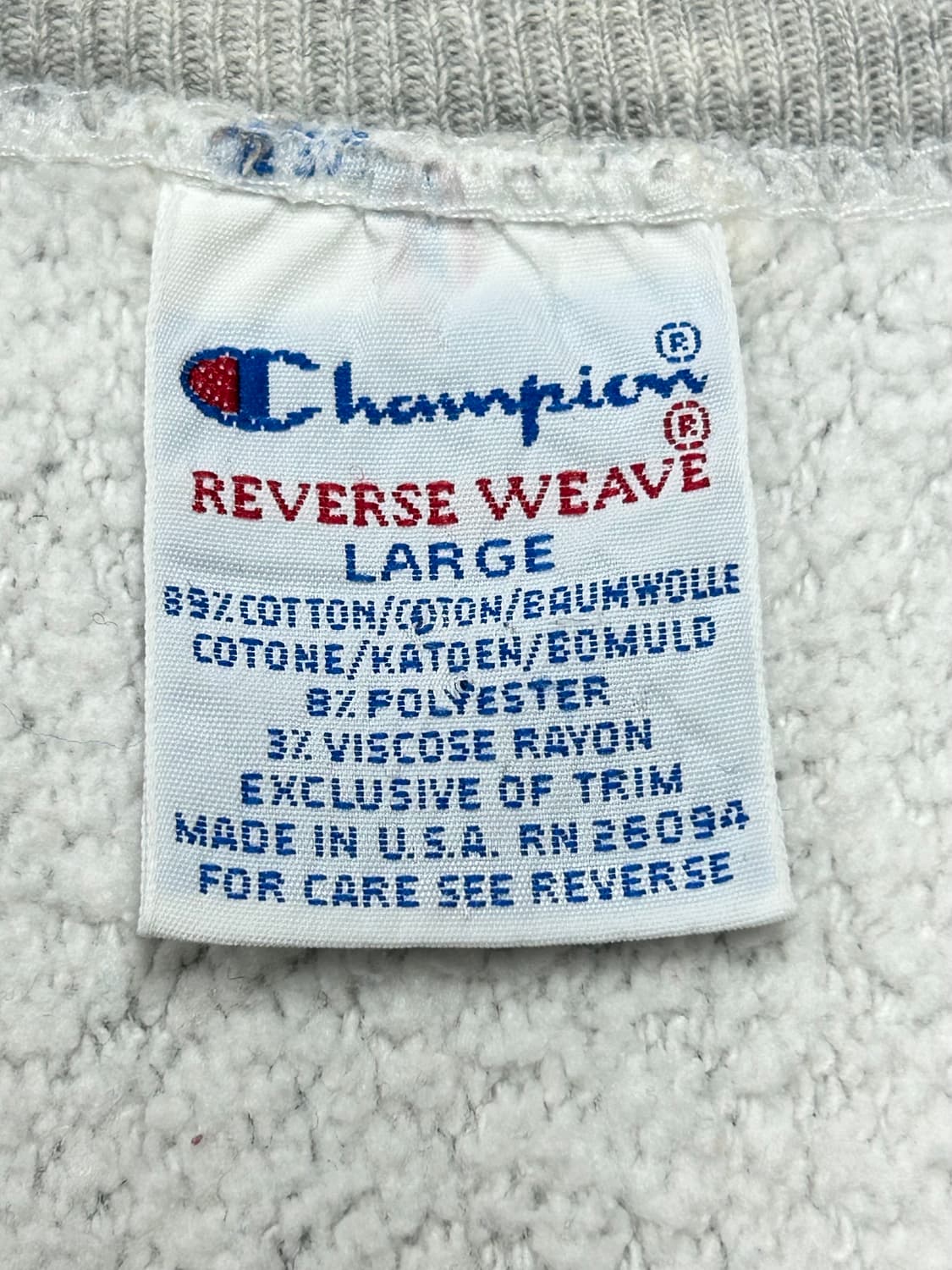 90's Champion Reverse Weave sweathirt 상품이미지7