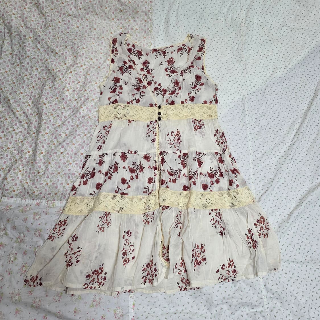 빈티지 레이스 플로럴 모리 페어리 바선생 상품이미지1