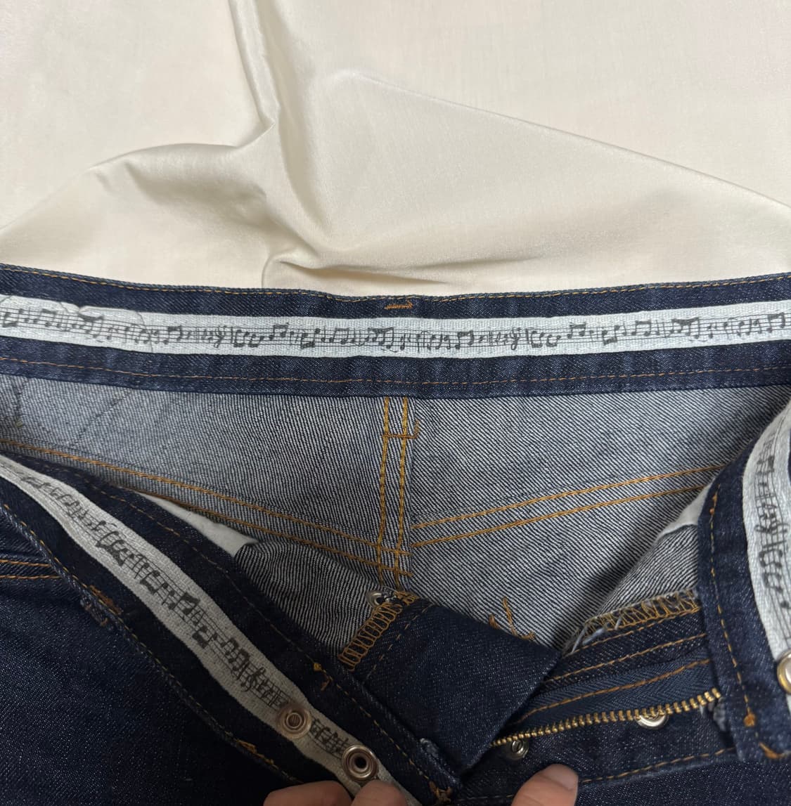 Number (N)ine Heart patch music denim 상품이미지3