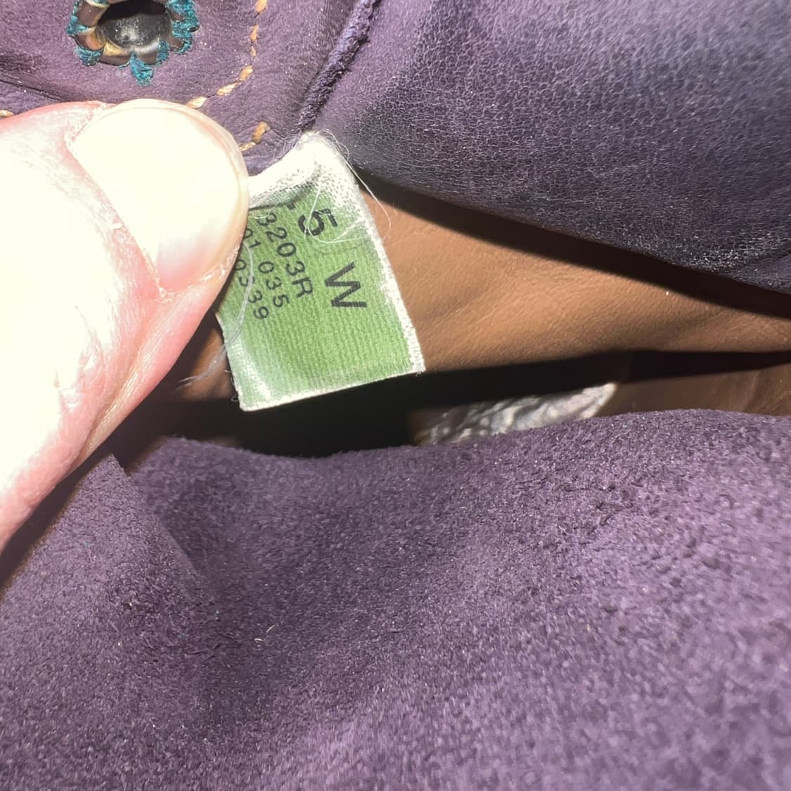 팀버랜드 6인치 다크 퍼플 누벅 부츠 상품이미지6