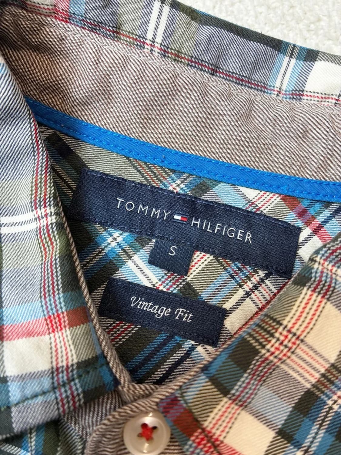 타미힐피거 00's Y2K 컨트리 체크 셔츠 PN8064 상품이미지7