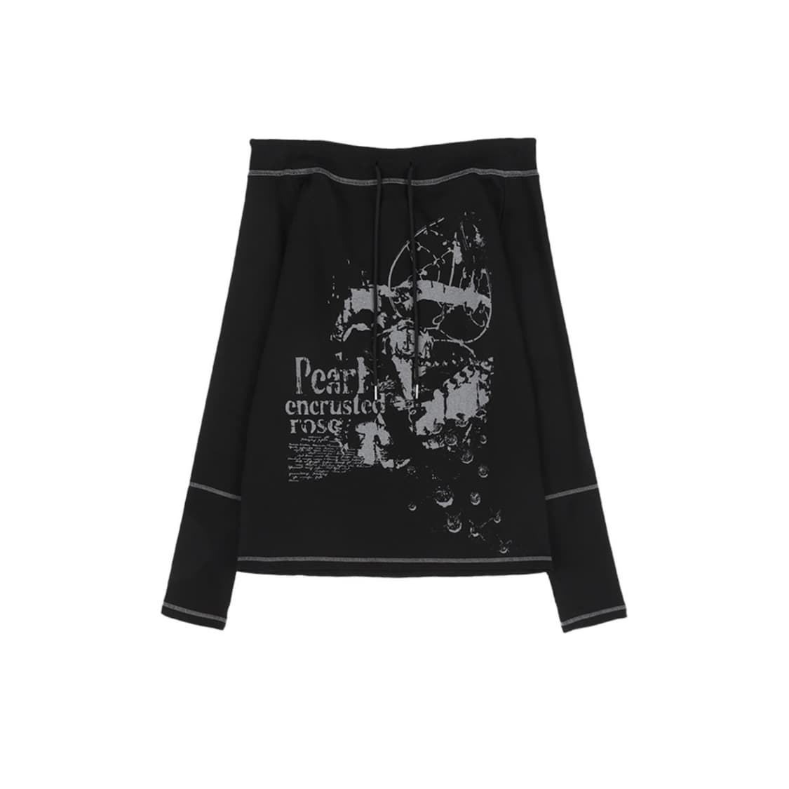 (원터 착용) 팬시클럽 펄 로즈 오프숄더 상품이미지3