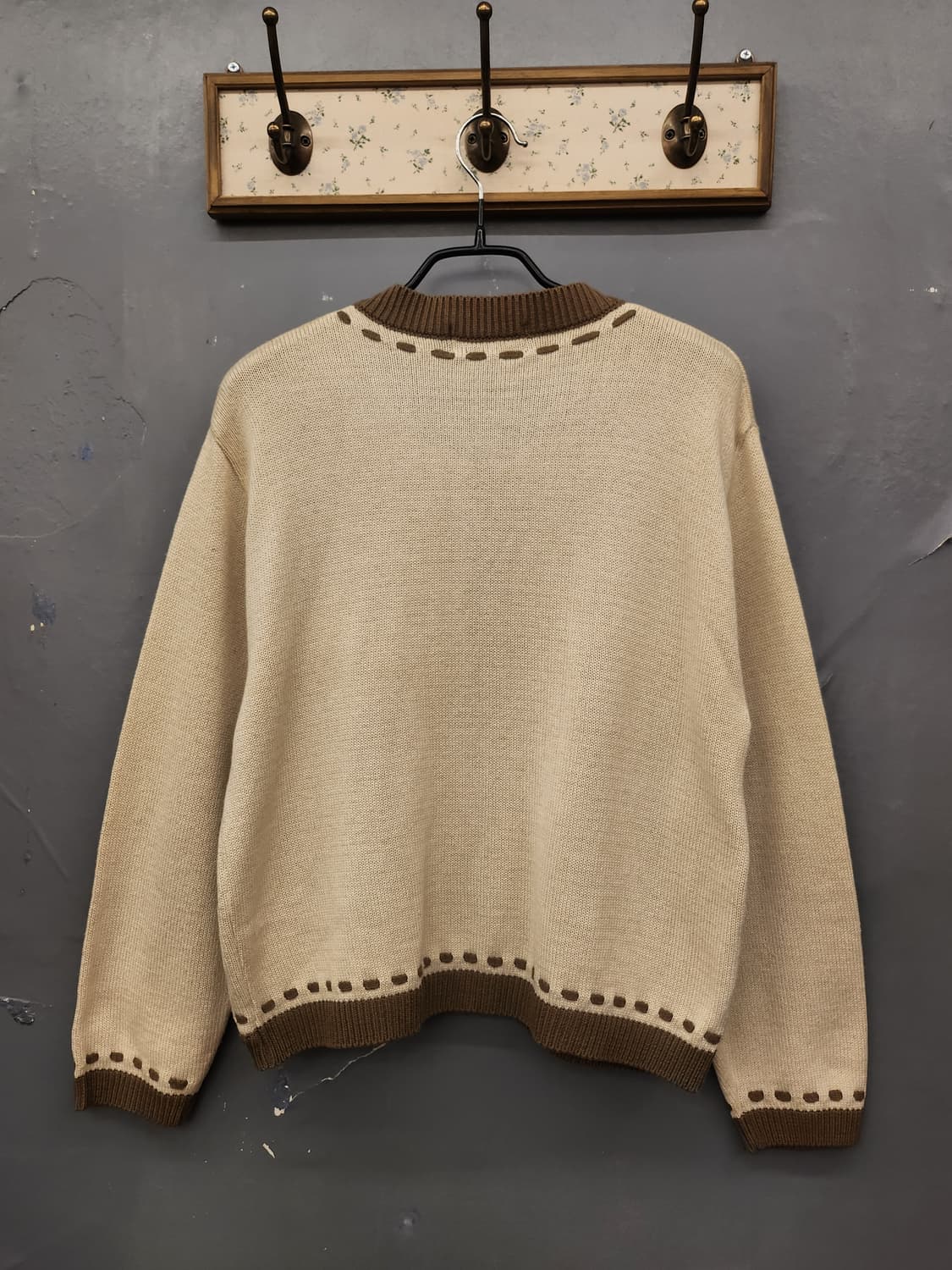 일본빈티지 스티치가디건 상품이미지5