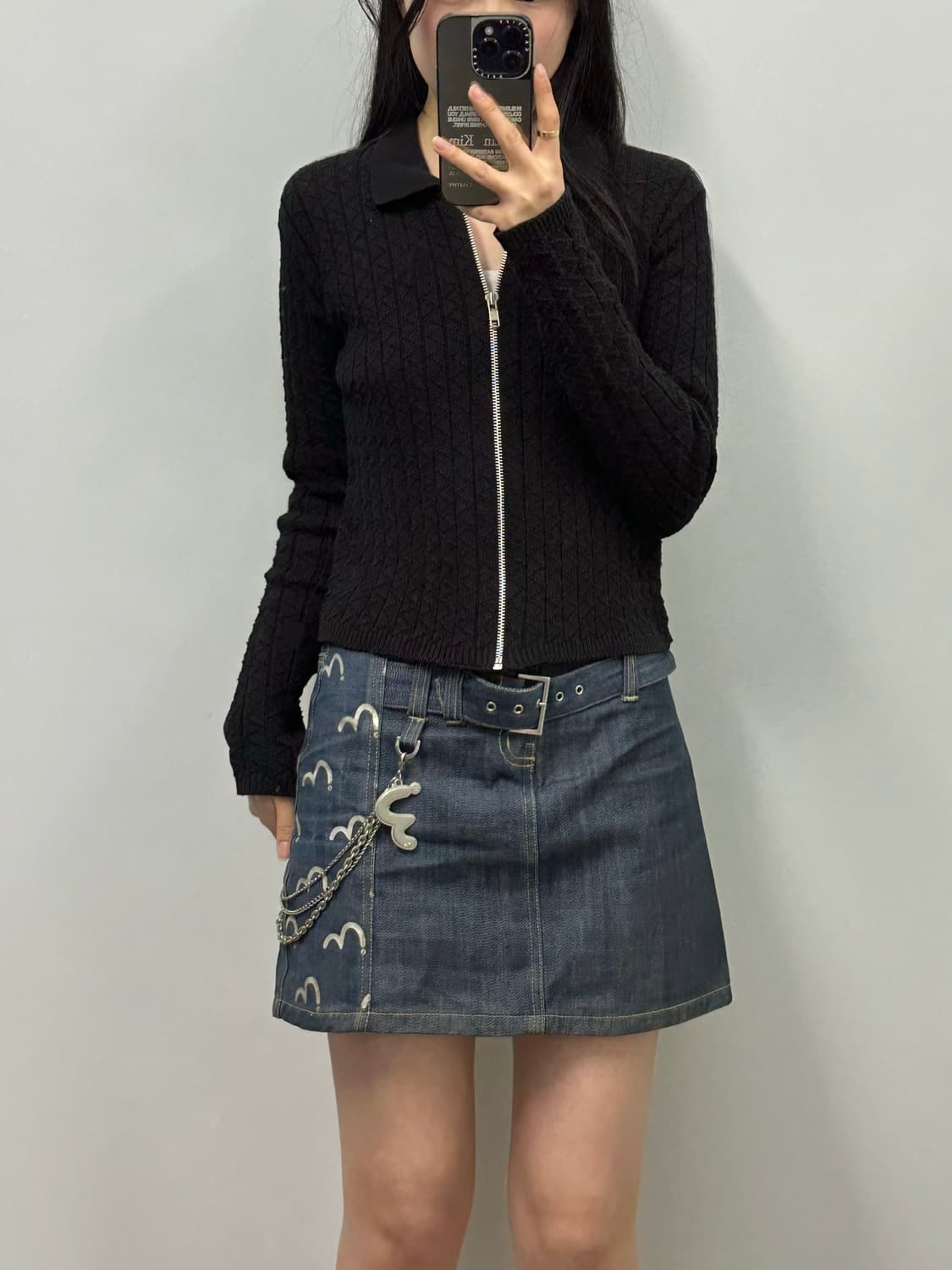 아네스베 프랑스제 가디건 니트집업 상품이미지1