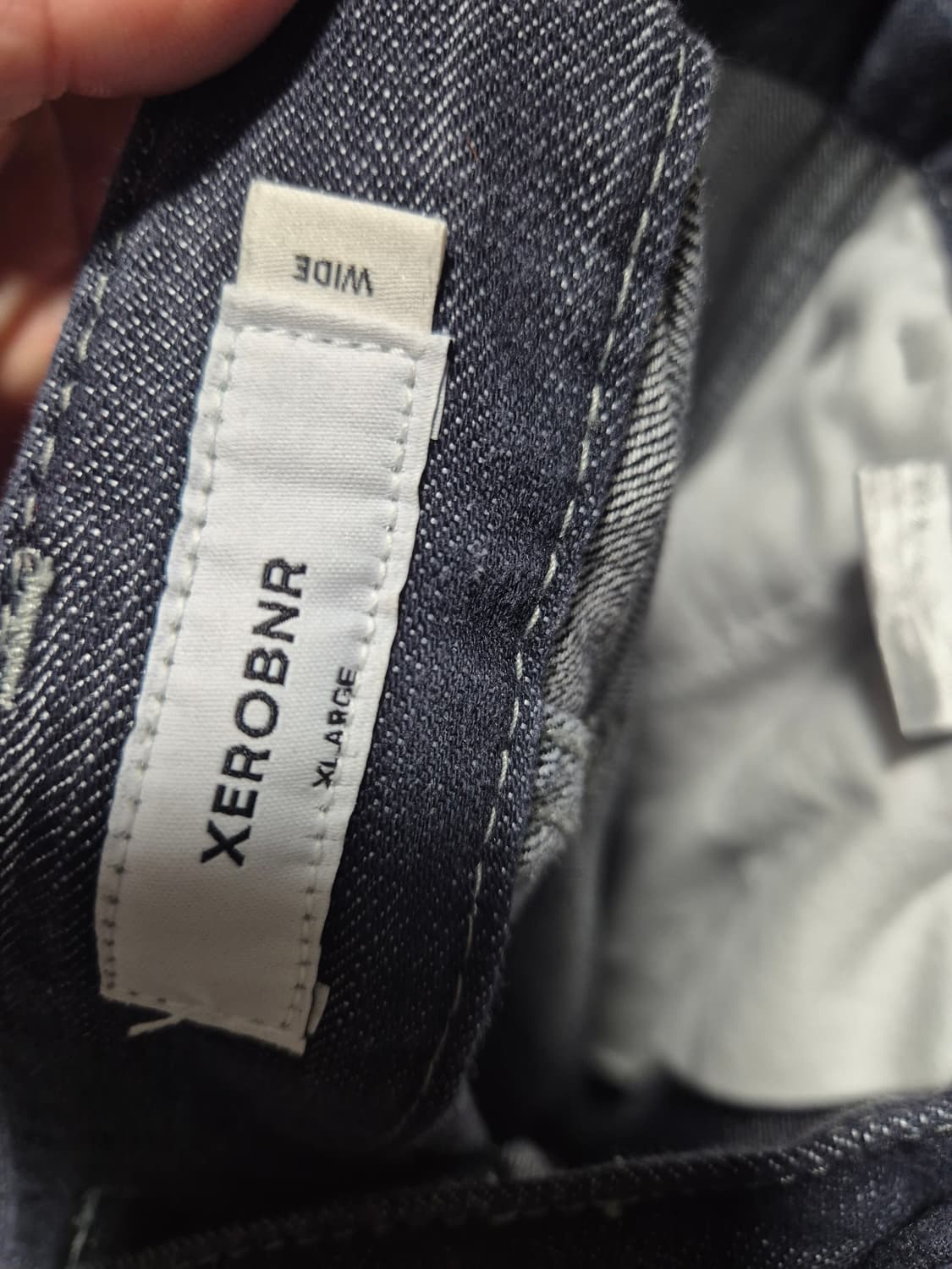 [XL]XEROBNR제로 빈티지 와이드 데님청바지 Men 상품이미지4