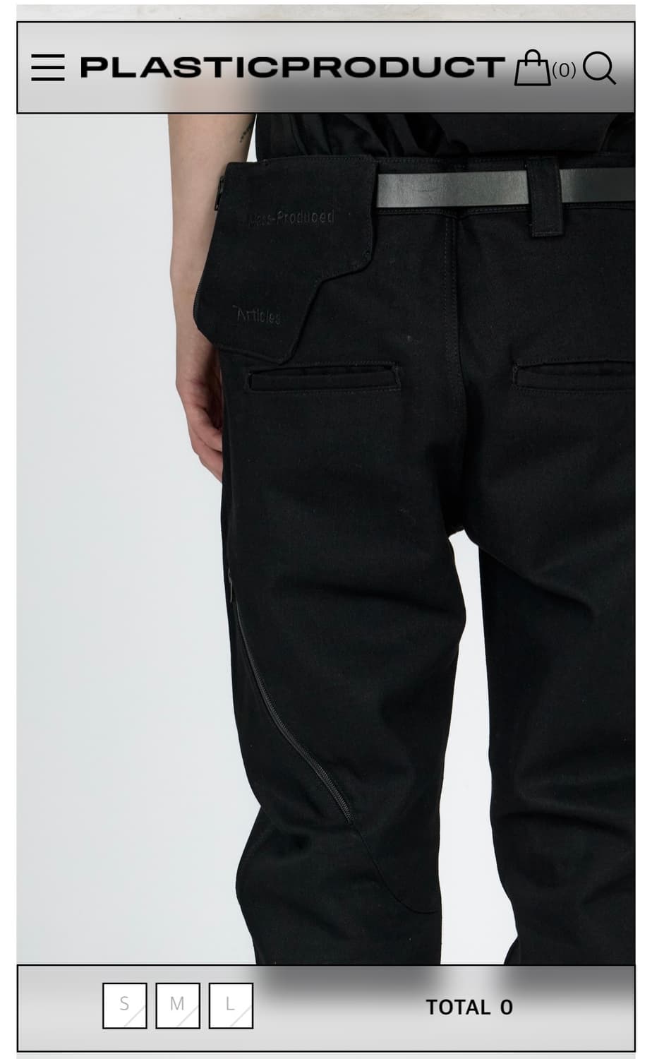 MPa WALLET RAW DENIM PANTS (BLACK) 상품이미지6