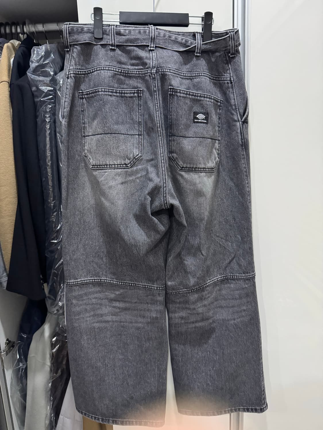 디키즈 해칭룸 와이드데님 블랙 3사이즈 상품이미지2