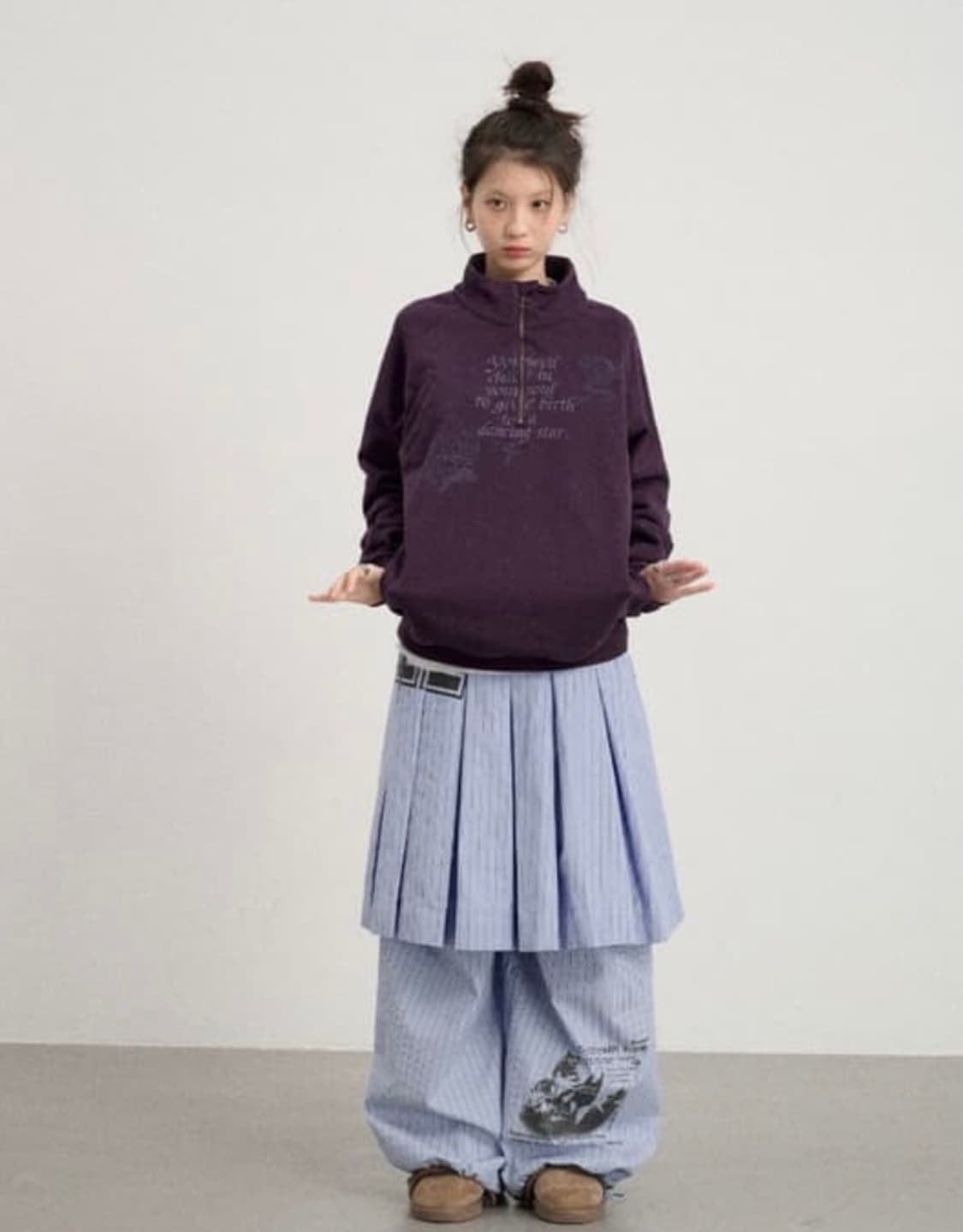 Achihara 아키하라 Genesis Coaster Half 집업 상품이미지1