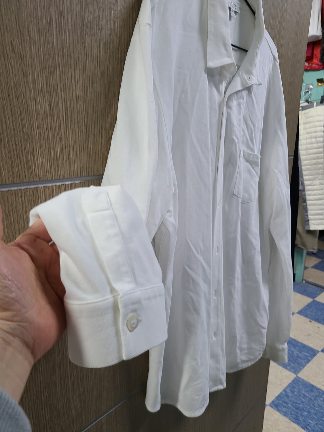 선스펠 화이트셔츠 xxl 상품이미지3