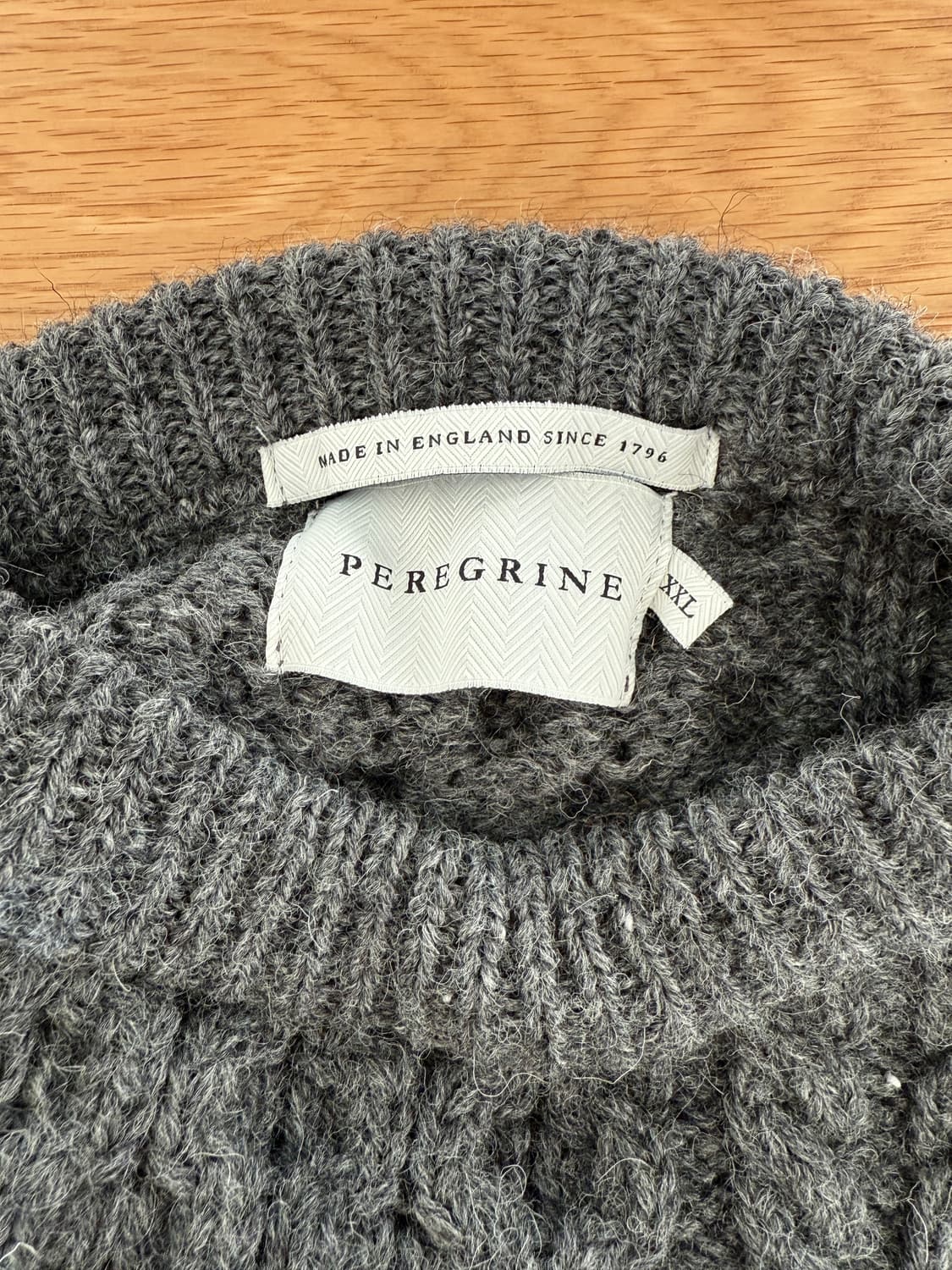 PEREGRINE 헤비울 아란 니트(ENGLAND) 상품이미지6