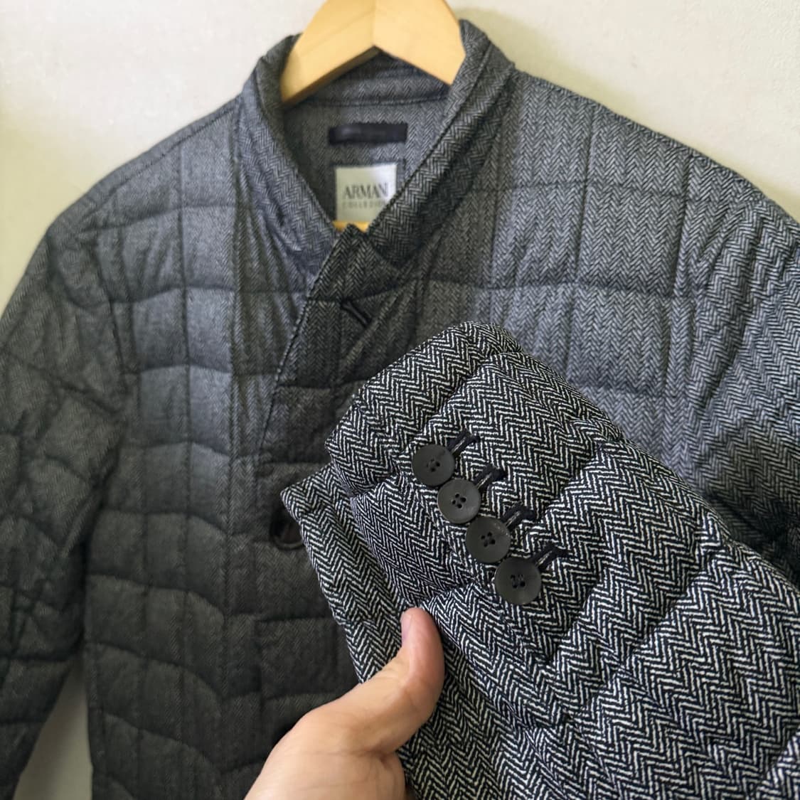 아르마니 꼴레지오니 남성 경량 패딩 점퍼 50 (남성 100정도) 상품이미지5