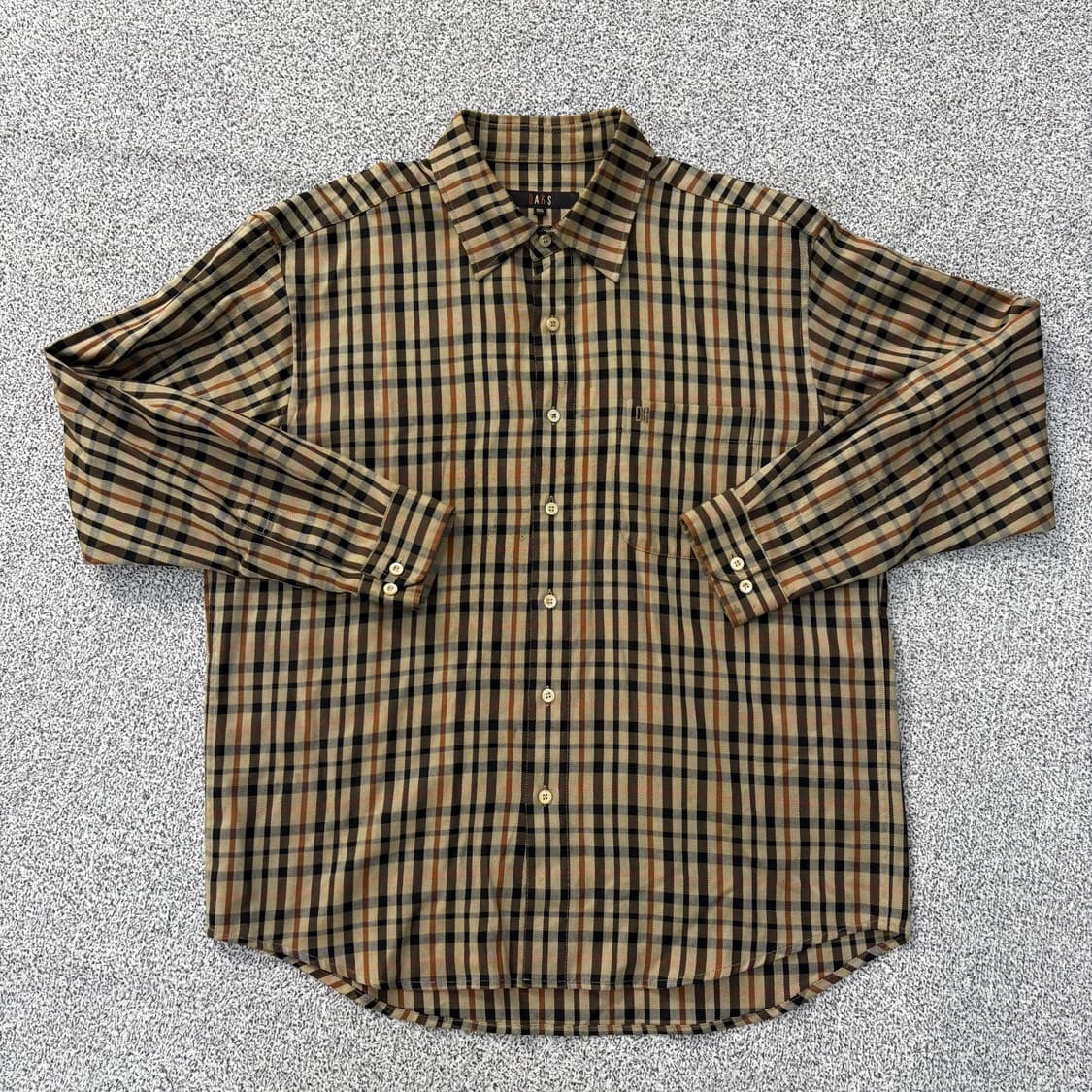 105 닥스 체크 셔츠 남방 0305J 상품이미지1