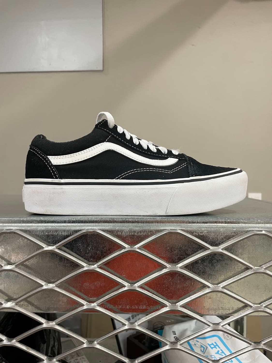 반스 올드스쿨 플랫폼 블랙 245 (gr-4450) 상품이미지4