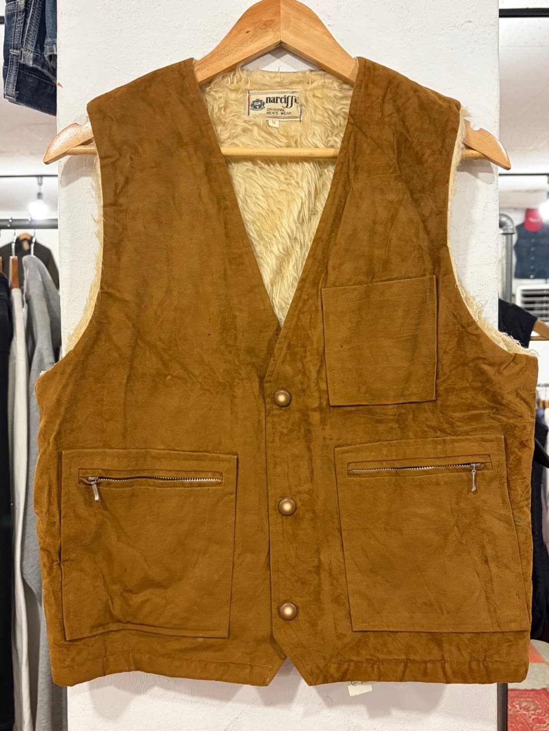 스웨이드 조끼 상품이미지2