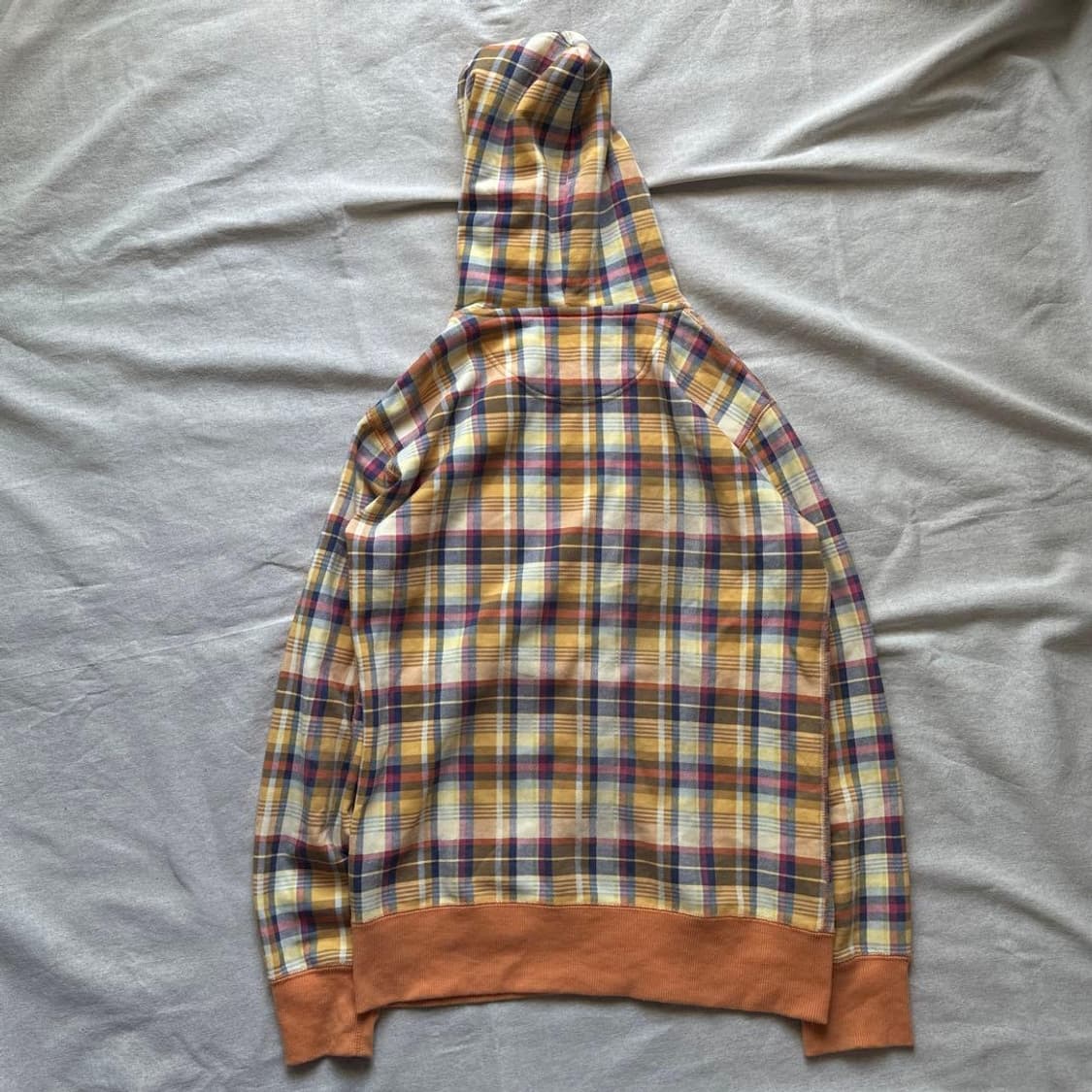 Vintage Checkboard Hooded Zip- 상품이미지4