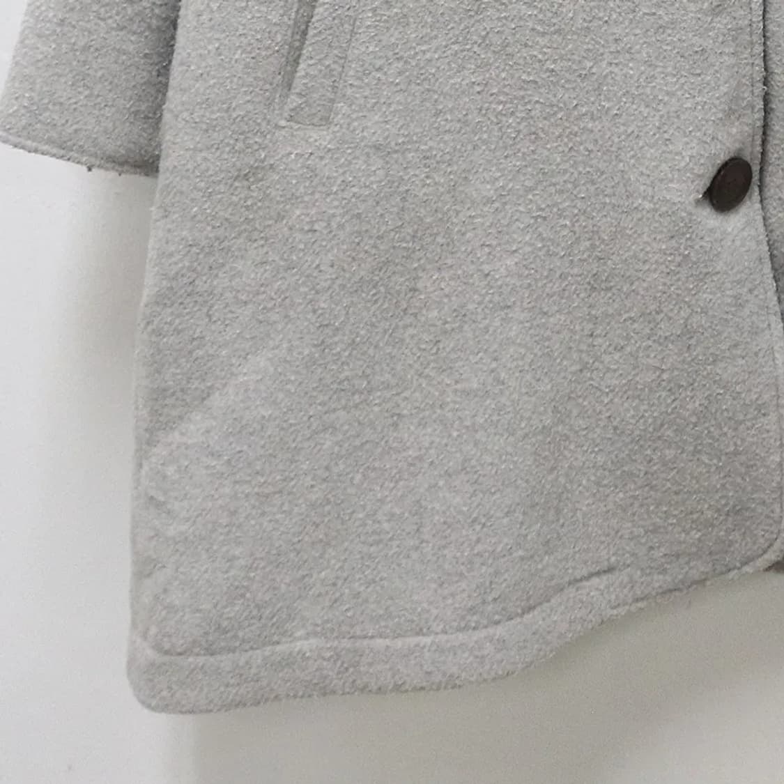 사만사모스2 그레이 후드 울 혼방 코트 60641 상품이미지6