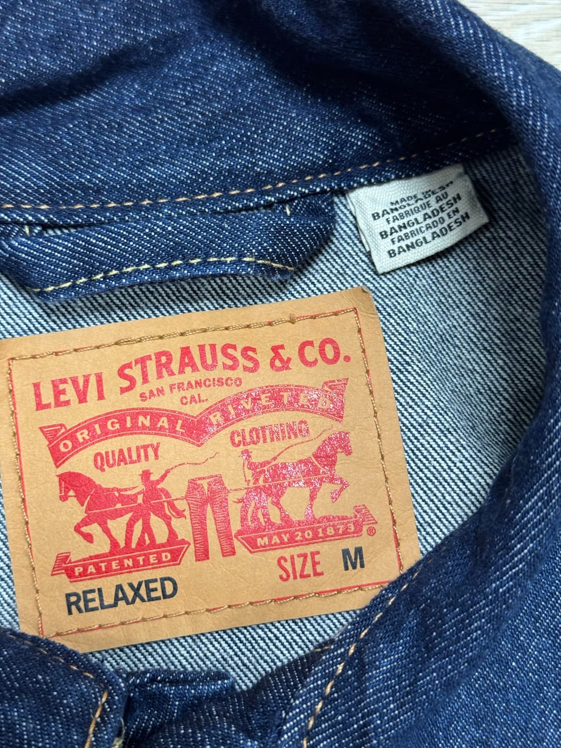 리바이스 2세대 데님자켓 m사이즈 상품이미지3